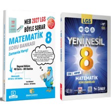Sinan Kuzucu Yayınları 8. Sınıf 2027 Lgs Meb Böyle Sorar Matematik Soru Bankası ve Yeni Nesil Matematik Soru Bankası