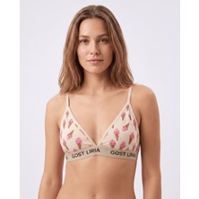 GOST LİRİA İce Cream Desenli  Kadın Bralet
