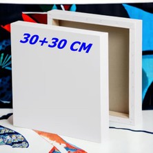 30X30 Bez Tuval Arkadan Zımbalı Tuval Kalın Şase 210 Gr%70 Polyester% 30 Pamuk Bez