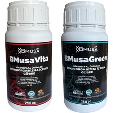 Bmusa Mikrobiyal Green ve Vita 250ML Şişe Set