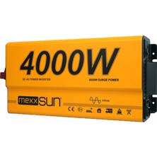 Cks Enerji 12V Volt - 4000W Watt Tam Sinüs Inverter (220V Çevirici)