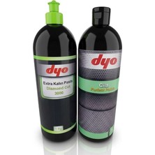 Dyo 3000 Çizik Giderici Extra Kalın Pasta 1 kg + Yüksek Parlaklık Verici Perfect Cila 1lt Set