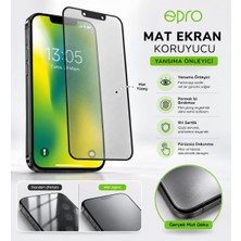 Epro Realme C2 Siyah Tam Kaplayan Mat Ekran Koruyucu Parmak Izi Bırakmaz