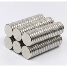 By Manyetik 2 Adet 30 x 5 mm Yuvarlak Güçlü Neodyum Mıknatıs Çap 30 mm Kalınlık 5 mm