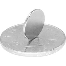 By Manyetik 150 Adet 12 x 1,8 mm Yuvarlak Güçlü Neodyum Mıknatıs Çap 12 mm Kalınlık 1,8 mm