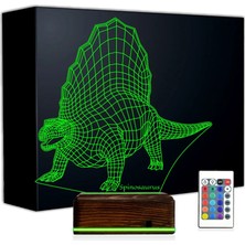 Luvivia Dinozor Spinosaurus 3D Lamba - Masa Gece Lambası