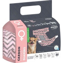 M-Pets Dişi Köpek Külot Bez 15'li (Xs) 20-40 cm