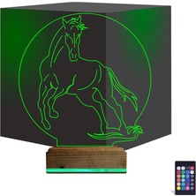 Luvivia At Tasarım 3D Lamba - Masa Gece Lambası