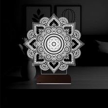 Luvivia Mandala 3D Lamba - Masa Gece Lambası