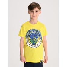 Fenerbahçe Sarı Tribün Tram Logolu Çocuk Tshirt