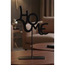 Bafidica Metal Modern Minimalist Siyah Metal Masa Üstü Dekorasyonu Home Yazılı Aksesuar