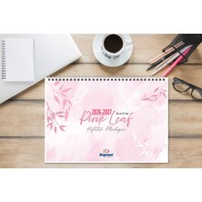 Express Planner 2026-2027 Takvim A4 Ebat 53 Haftalık Planlayıcı Pink Leaf