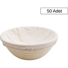 Dinç Kitchen Mayalama Sepeti Bezi Yuvarlak 22-25 cm 50 Adet 22 ve 25 cm