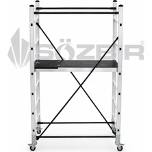 Sözbir Merdiven 2 Mt Tekerlekli Çalışma Platformu 80X25 Çok Amaçlı/Pratik/Kolay