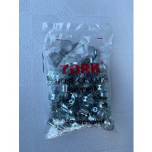 Belirtilmemiş Paslanmaz Hortum Kelepçesi 13-19 mm 50 Adet Ayarlı Metal Kelepçe