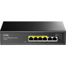 Cudy FS1006P 6 Port 10/100M Poe+ Switch 65W