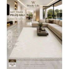 Wooly Life Peluş Halı 150X200 Yumuşak Doku Yeni Nesil Kaymaz Taban Halı