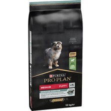Bezos Medium Puppy Sensitive Digestion Kuzulu Orta Irk Yavru Köpek Maması 12 kg