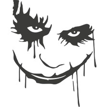 Renas Store Sticker Usta Joker Sticker Siyah 20X15