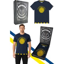 Fenerbahçe Erkek Tribün Tek Renk Logolu T-Shirt Lazer Kutu Hediyeli