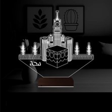 Luvivia Kabe Mekke 3D Lamba - Masa Gece Lambası