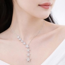 ShellWetr Constellation 925 Ayar Gümüş Y Şeklinde Kadın Kolye