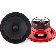 Edison ED-602M 16 cm (6.5) Midrange Speaker Pair | 500W Max | 120W Rms | 4 Ohm | High Performance Ca