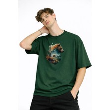 Mooien Bear2 - Oversize Tişört Hakı