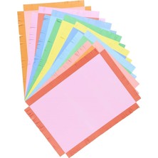 Meri Meri - Bright Fringed Paper Placemats - Renkli Saçaklı Kağıt Sofra Altlıkları - 12 Adet