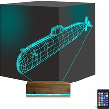 Luvivia Denizaltı 3D Lamba - Masa Gece Lambası