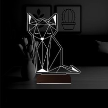 Luvivia Kurnaz Tilki 3D Lamba - Masa Gece Lambası
