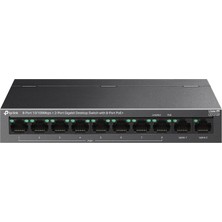TP-Link Tp-Lınk LS1210P, 8 Port Poe Megabit, 2 Port Gigabit, 96W, Yönetilemez Masaüstü Switch