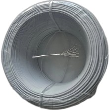 CHESTER 7 Damarlı Kalaylı Tam Bakır Montaj Kablosu 0.22 mm (100 Metre - Beyaz)