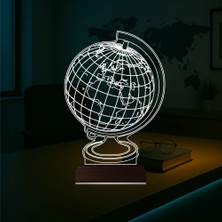 Luvivia Dünya Ofis Hediye 3D Lamba - Masa Gece Lambası