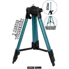 Assur 3 Kademeli Alüminyum Lazer Hizalama Tripodu 1 Metre Tripod