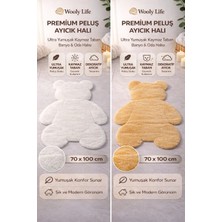 Wooly Life Peluş Halı Ayıcık Desen 70X100 Paspas Çocuk Odası