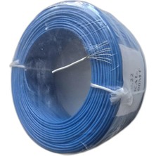 CHESTER 7 Damarlı Kalaylı Tam Bakır Montaj Kablosu 0.22 mm 100 Metre Mavi
