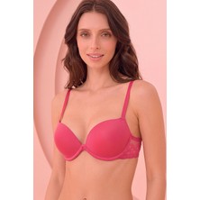 Loya Fuşya Pinki Double Push Up Sütyen