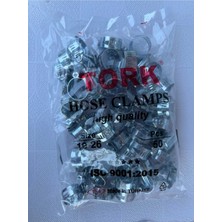 Belirtilmemiş Paslanmaz Hortum Kelepçesi 19-26MM 50 Adet Ayarlı Metal Kelepçe