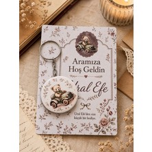 Hediyelik Set-16 Kişiye Özel Isimli Anahtarlık, 20 Adet- Bebek Çocuk Yenidoğan Mevlit Doğum Günü Hatıra Hediyeliği Punky Design