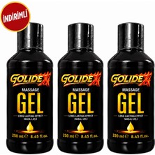 Golidex Massage Gel 250 ml Su Bazlı Kaydırıcı 3 Adet Indirimli