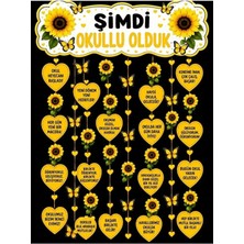 Promisebackdrop2 150X200 Cm, Şimdi Okullu Olduk, Okulumda Ilk Günüm, Okul Etkinlik Kumaş Fon