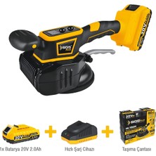 Sgs Akülü Seramik-Granit Titreşimli Vantuz 130 mm 80 kg 20V 1*2.0 Ah SGS5416