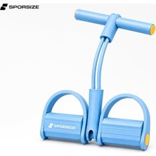 Sporsize Body Trimmer Kadınlar Için, 2 Tüplü Hafif Dirençli Ayak Pedallı Egzersiz Aleti, Başlangıç Seviyesi Evde Fitness Ekipmanı