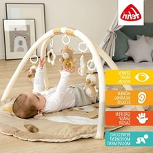 Odea 3D Aktivite Battaniyesi ve Oyun Matı - Gökkuşağı Motifli