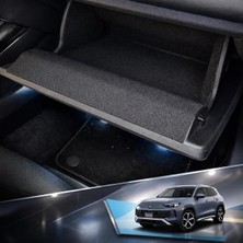 Volkswagen Tiguan 2024 Sonrası Uyumlu Konfor Seti – Kapı Cepleri, Torpido ve Konsol Için Kaymaz Araç Içi Saklama Alanı Kaplama / Gürültü Önleyici Organizer Aksesuar