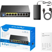 Cudy GS1008P 8-Port Gigabit Poe+ Switch 60W