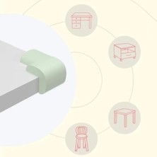 4 Adet Bebek Güvenliği, Köşe Masa Köşe Koruyucu, Mobilya Köşeleri, Açı Koruma Çocuk Emniyet Bandı, Kenar Köşe Muhafızları, Sivri Köşe Koruma, Yastık Tampon Köpük Sünger