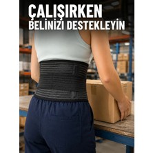 Ruhes Ayarlanabilir Bel Korsesi Elastik Destek Bantlı Çalışma ve Günlük Kullanım