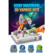Farbu Oyuncak 3D Matkap Seti Söktak Uzay Serisi 320 Parça Eğitici Pilli Tamir Oyuncak Seti